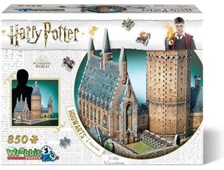 Puzzle Wrebbit 3d harry potter hogwarts great hall edad 4