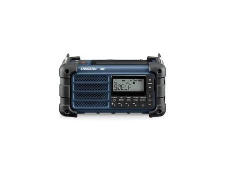 Radio de emergencia fm para exteriores, bluetooth, panel solar, resistente a salpicaduras y polvo, linterna SANGEAN MMR-99