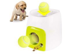 Juguete Interactivo Para Perros Con Lanzador De Bolas Automático Para Perros, Juego De Lanzamiento De Mini Lanzadores De Bolas Para Mascotas, Agujero Único Verde ZMDECQNA