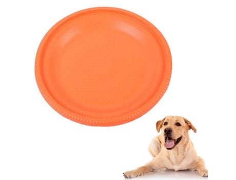 Flying Dog Frisbee Para Razas De Perros Pequeños Y Mascotas, Disco Volador Interactivo Para Cachorros Naranja ZMDECQNA