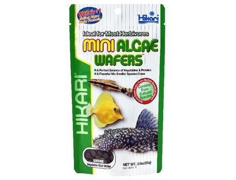 Comida para peces HIKARI mini algae wafers 85g