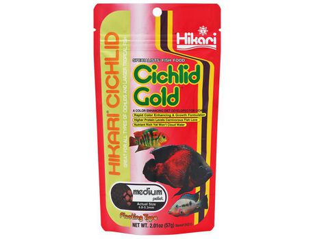 Comida para peces HIKARI cichlid gold medium 250g