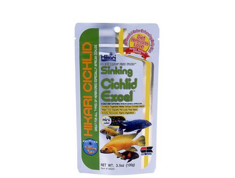 Comida para peces HIKARI cichlid excel sinking 100g