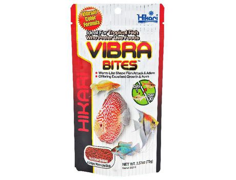 Comida para peces HIKARI Vibra Bites 73gr