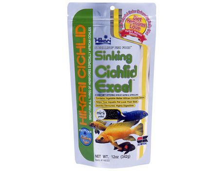 Comida para peces HIKARI cichlid excel sinking 342g