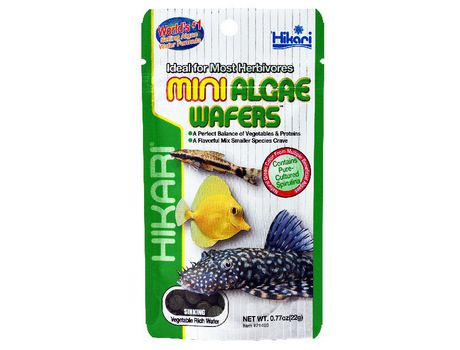 Comida para peces HIKARI mini algae wafers 22g