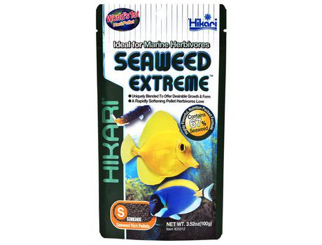 Comida para peces HIKARI marine seaweed extreme small 100g