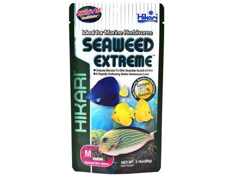 Comida para peces HIKARI marine seaweed extreme medium 90g