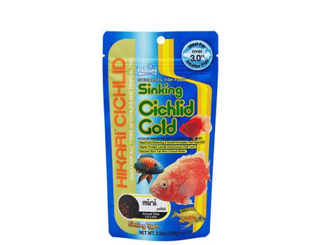 Comida para peces HIKARI cichlid gold sink mini 100g