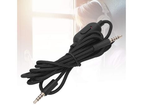 Cable de Áudio de 3,5 Mm de Controle de Volume para Logitech G433 G233G ProG ProX