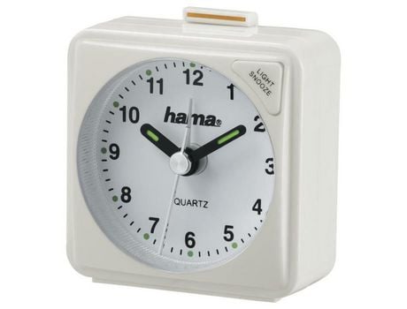 Reloj Despertador de Viaje HAMA A50 Blanco