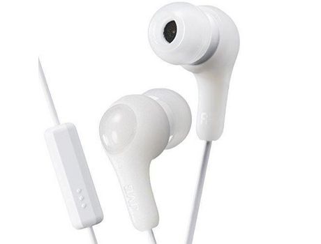 JVC Auriculares In-Ear con Micrófono y Mando a Distancia blanco