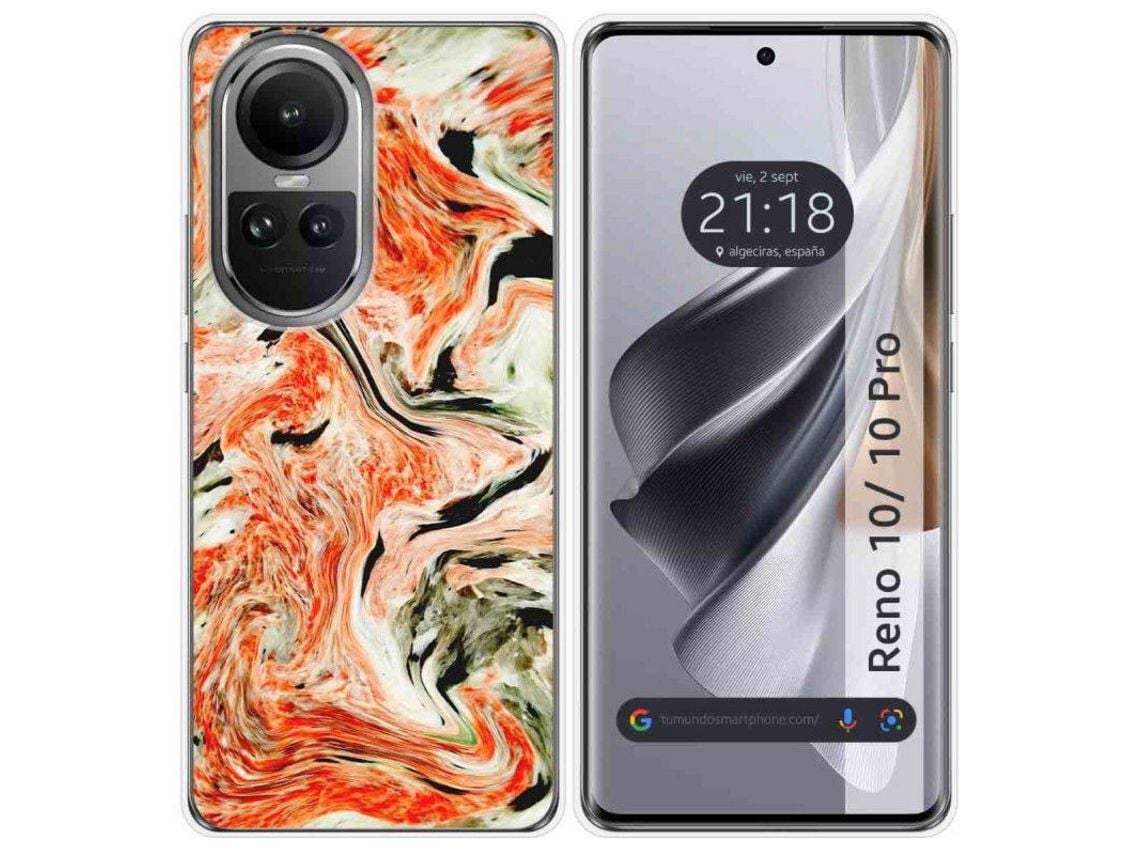 Funda móvil - TUMUNDOSMARTPHONE Oppo Reno 10 5G / 10 Pro 5G, Compatible con Oppo  Oppo Reno 10 5G / 10 Pro 5G, Multicolor