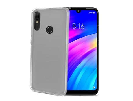 Funda para Xiaomi Redmi 7 CELLY Piel Sintética Transparente