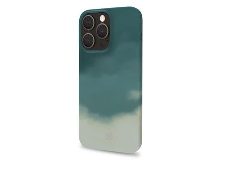 Funda para iPhone 13 Pro Max CELLY Piel Sintética Verde