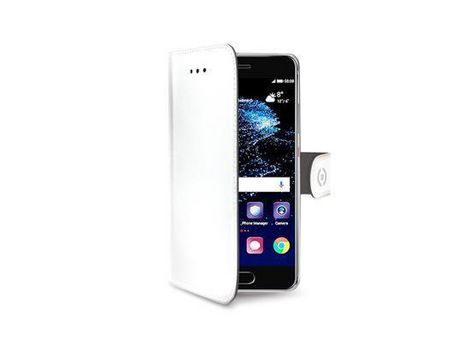 Funda Folio para Huawei CELLY Piel Blanco