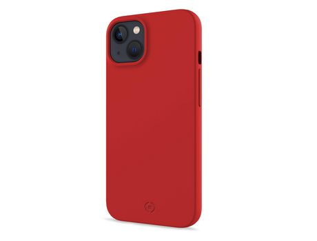 Funda para iPhone 13 CELLY Piel Sintética Rojo