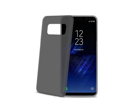 Funda para Samsung Galaxy S8+ CELLY Piel Sintética Negro