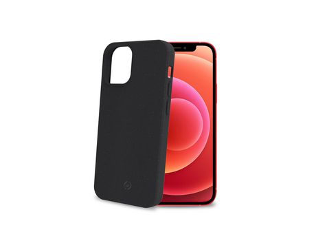 Funda para iPhone 12 Mini CELLY Fibra Negro