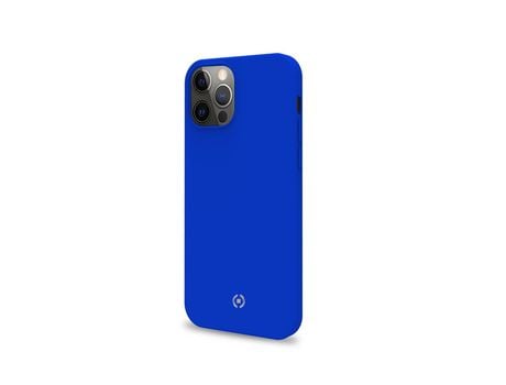 Funda para iPhone 12 CELLY Silicona Azul