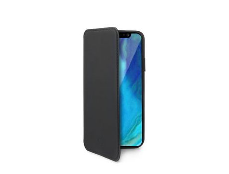 Funda Folio para iPhone XR CELLY Piel Sintética Negro