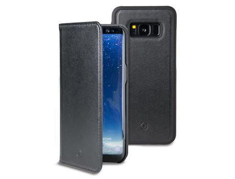 Funda Folio para Samsung Galaxy S8+ CELLY Piel Sintética Negro