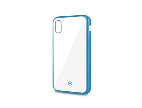 Funda para iPhone XR CELLY Piel Sintética Azul