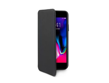 Funda Folio para iPhone 8 Plus/7 Plus CELLY Negro