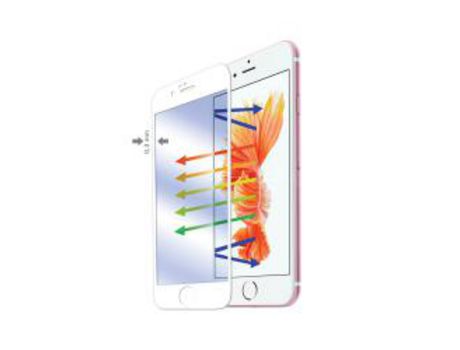 Protector de Pantalla para iPhone 6 s CELLY Vidrio Templado Blanco