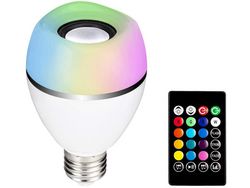 Bombilla Led Inteligente con Altavoz Bluetooth y Control Remoto Inalámbrico COZEVDNT