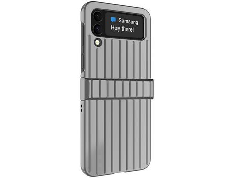 Funda para Samsung Galaxy Z Flip 4 5G IMAK Piel Sintética Negro