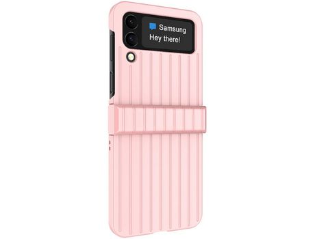 Funda para Samsung Galaxy Z Flip 4 5G IMAK Piel Sintética Rosa