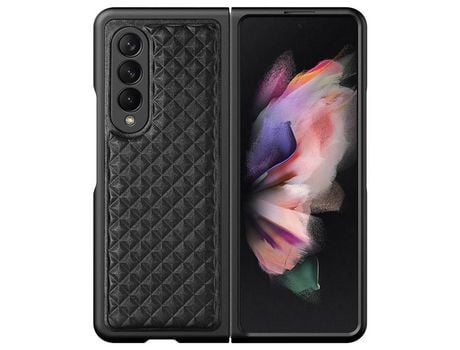 Funda para Samsung Galaxy Z Fold 3 5G DUX DUCIS Piel Sintética Negro