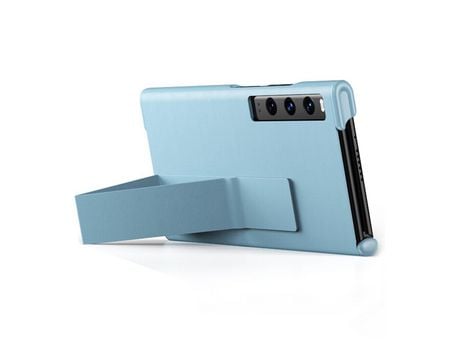 Funda para Huawei Mate Xs 2 de Piel Sintética - Azul