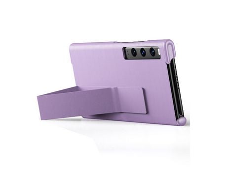 Funda para Huawei Mate Xs 2 de Piel Sintética - Morado