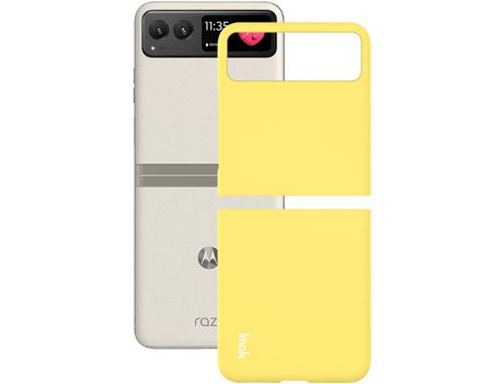 Funda para Motorola IMAK Piel Sintética Amarillo