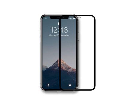 Protector de Pantalla para iPhone XS Max WOODCESSORIES Vidrio Templado Negro