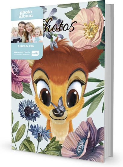 Álbum de fotos 100 Bolsillos DISNEY (10 X 15 Cm) Disney Bambi Nature