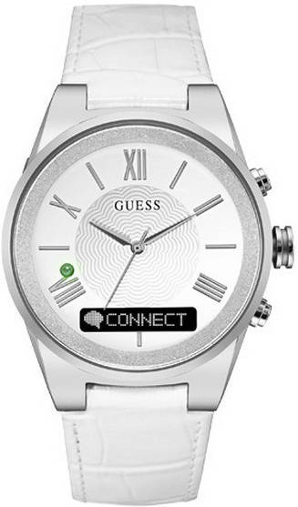 Guess Reloj Analogdigital para mens de automatic con correa en cloth s0316521 c0002mc1 mujer piel