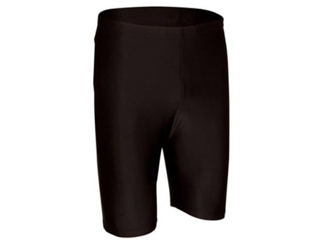 Pantalones Ajustados para Hombre AVENTO Malla Corta Sliding Negro para Corrida (S)