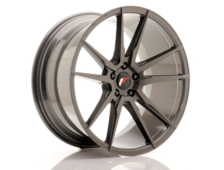 Llanta Japan Racing Jr21 20X10 Et 30 5X112 Cb 66,6 Gris Pulido