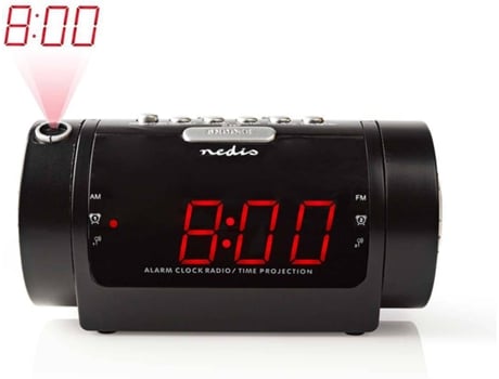 Rádio Despertador NEDIS Clar005Bk (AM/FM - Alarma Doble - Corriente)