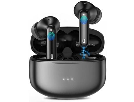 Auriculares Abiertos Deportivos Incorporado Estéreo Inalámbricos  Ultraligeros CHRONUS Bluetooth Azul