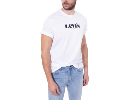 Camiseta de Hombre LEVIS Blanco (XL)