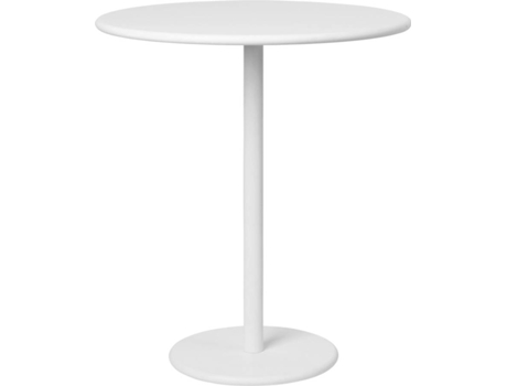 Mesa de Exterior BLOMUS (Blanco - 45x40 cm - Aluminio, Acero)