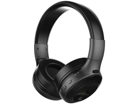 Auriculares Bluetooth ZEALOT B19 (Over Ear - Micrófono - Noise Cancelling - Negro)