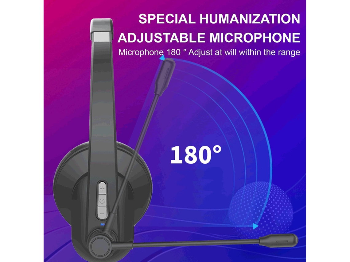 Auriculares Bluetooth Inalámbrico con Micrófono V5.0 Office
