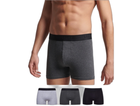 Boxers SUPERDRY Hombre (XL - Negro)