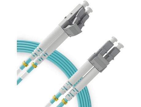 Cable de Fibra Optica BEYONDTECH Lc a Lc Om4 Multimodo 1 Metro