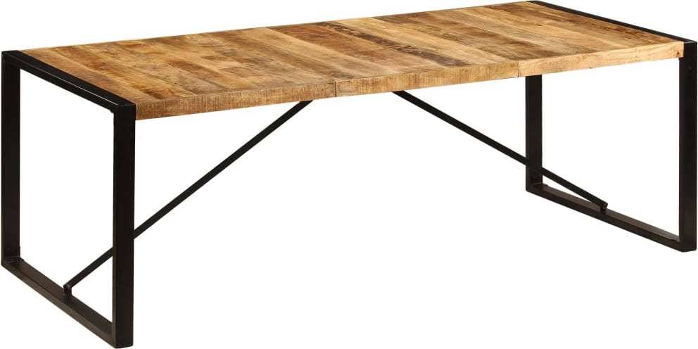 Mesa de Comedor VIDAXL 247408 (Madera de Manguera Maciza - 220x100x75 cm)